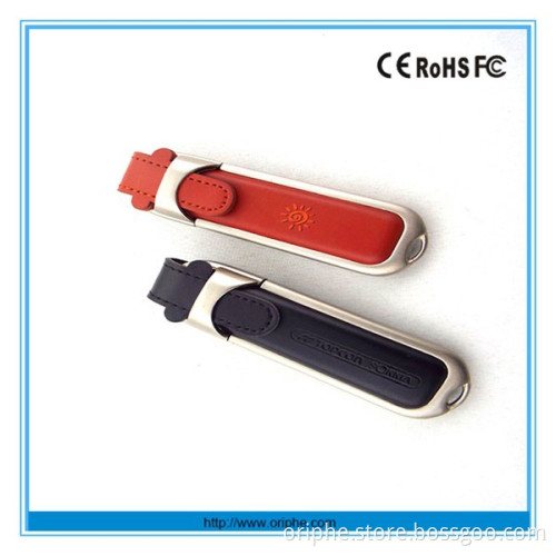 leather USB flash drives, USB stick popular model,easy printing logo